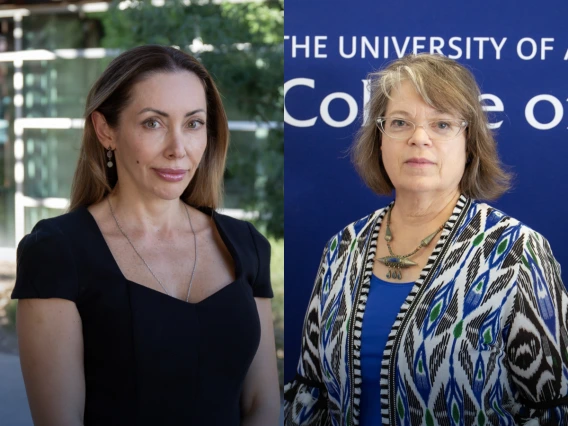 Dr. Anastasia Gordienko and Suzanne Thompson
