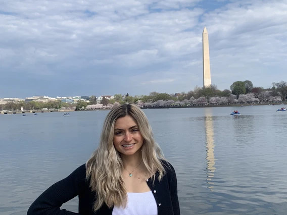 COH Alumna Grace Faerber in Washington, D.C.