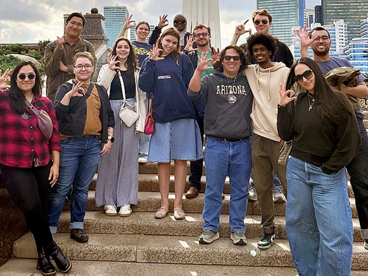Students on study abroad trip to Kazakhstan