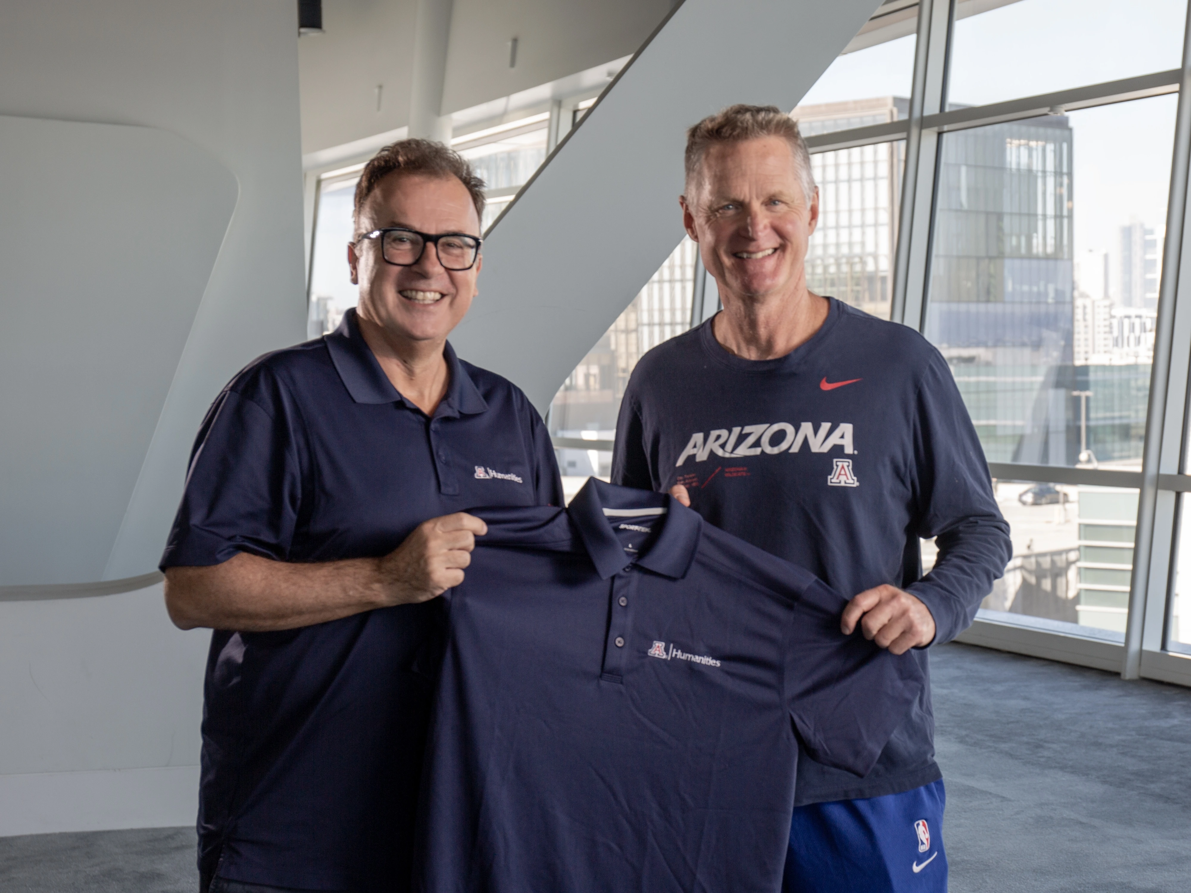 Dean A-P Durand and Steve Kerr